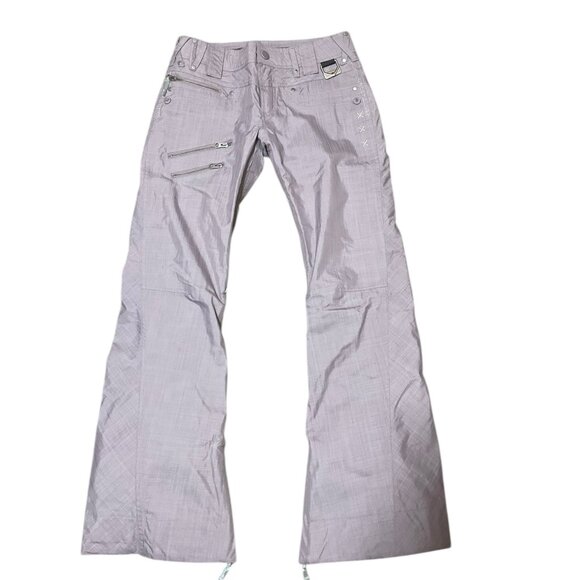 Oakley GB Gretchen Bleiler Shell Snowboarding Ski Purple Snow Pants Women's XS